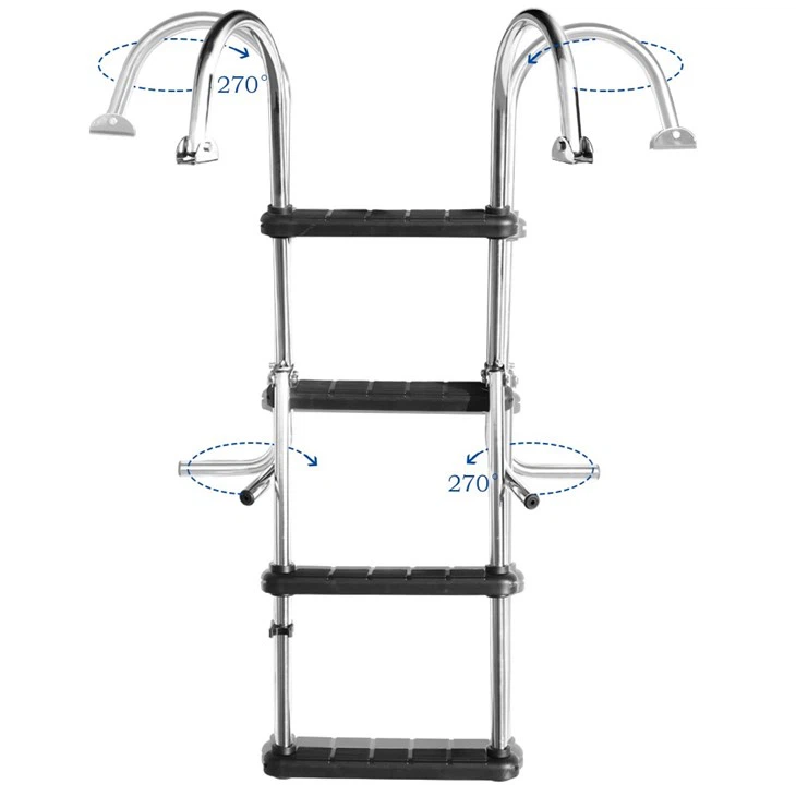 Foldable Boarding Boat Ladder